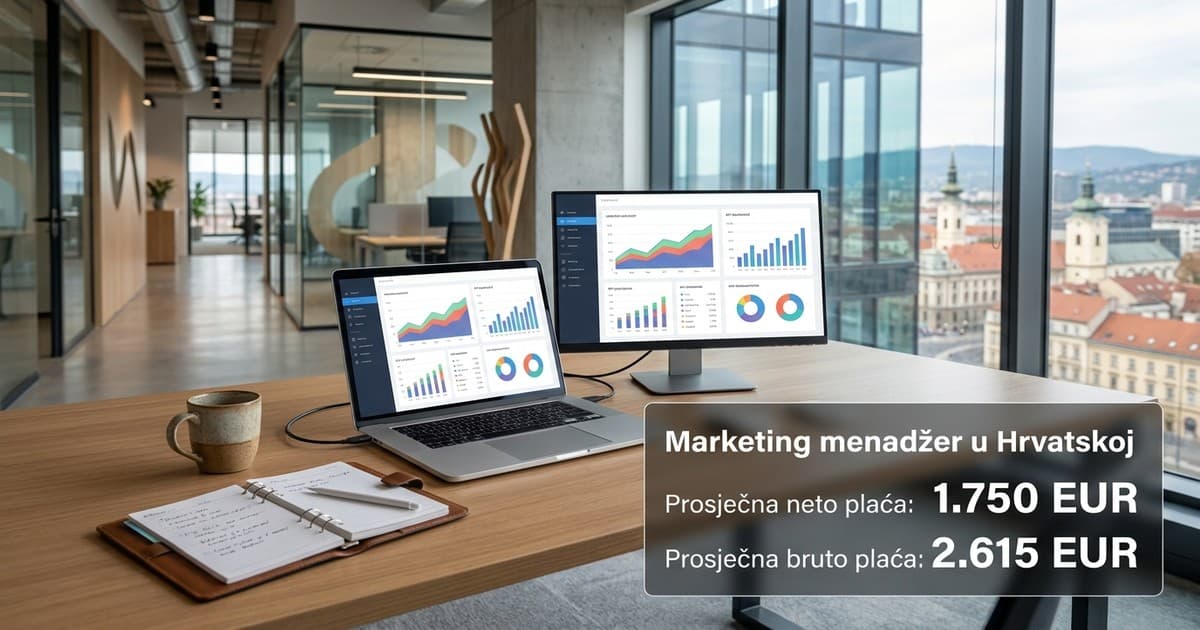 Plaća marketing menadžera u Hrvatskoj: CMO zarađuje 4.200 eura
