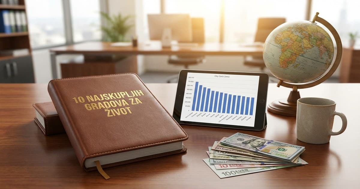 10 najskupljih gradova za život u 2025. godini