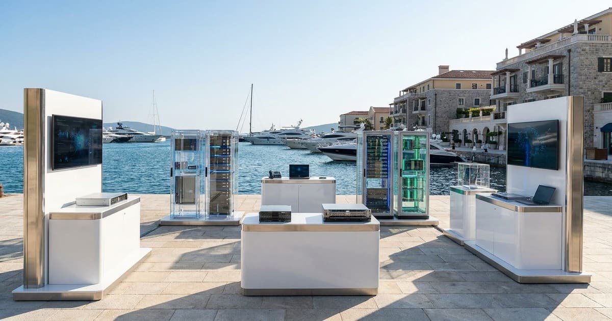 Technology display at Game Changer Montenegro 2026