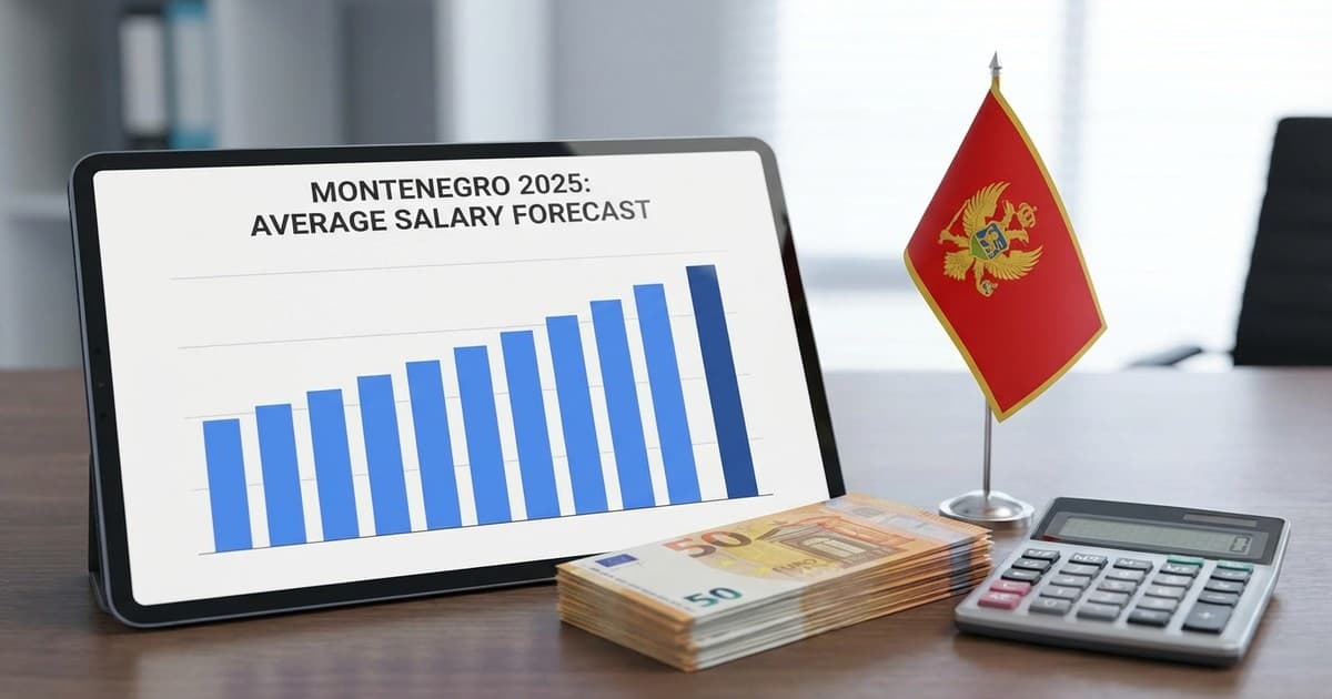 Featured Image - Prosječna plata u Crnoj Gori u 2025. godini premašila 1.000 eura