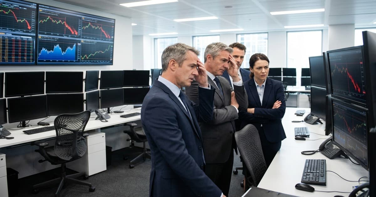 Zabrinuti trgovci prate pad Wall Streeta