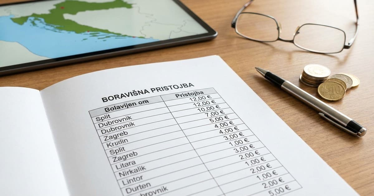 Lokalne odluke kroje cijene: Boravišna taksa u Hrvatskoj po mjestu