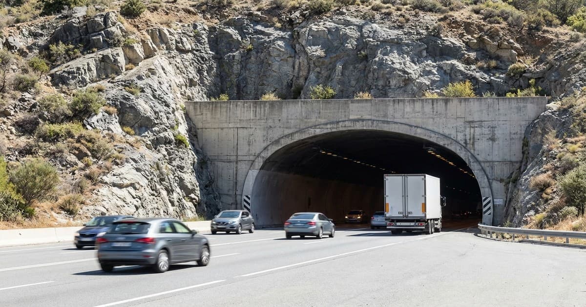 Increasing traffic through Tunel Sozina