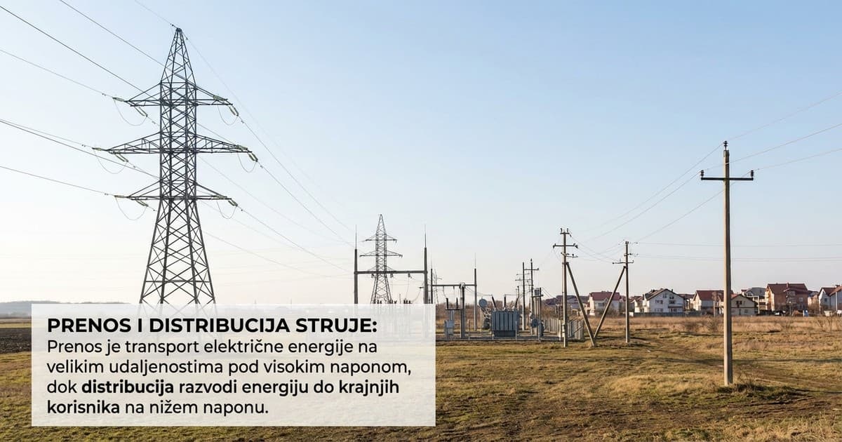 Šta je prenos i distribucija struje: Vodič kroz mrežu