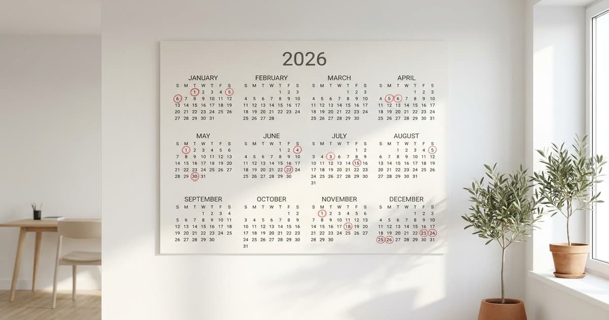 Neradni dani i blagdani u Hrvatskoj 2026: Kompletan kalendar