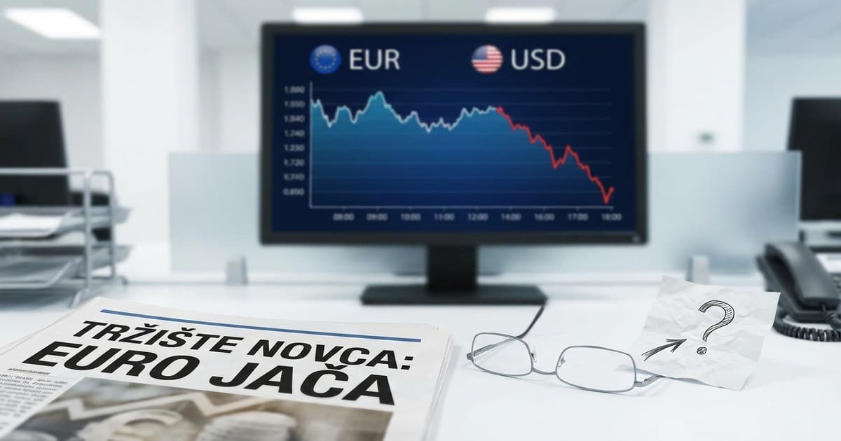 Strah od recesije oborio dolar, euro u usponu
