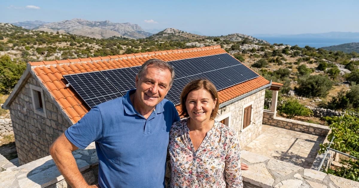 Proizvodnja solarne elektrane u Crnoj Gori na krovu kuće
