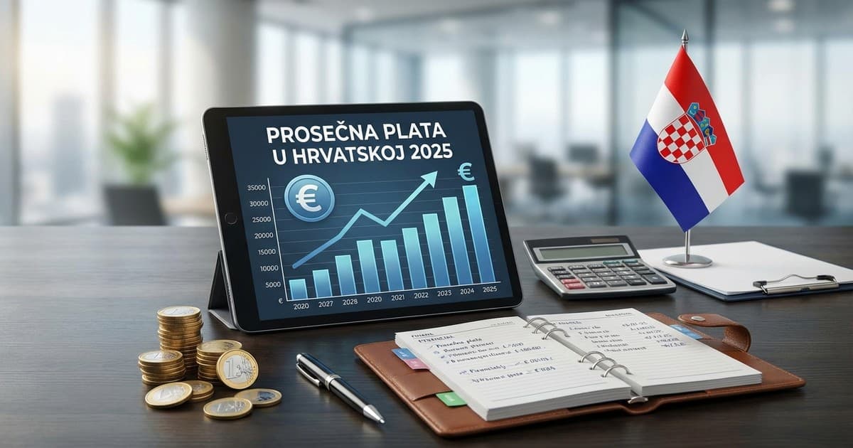 Featured Image - Prosječna plata u Hrvatskoj za 2025. godinu: Rekordni rast