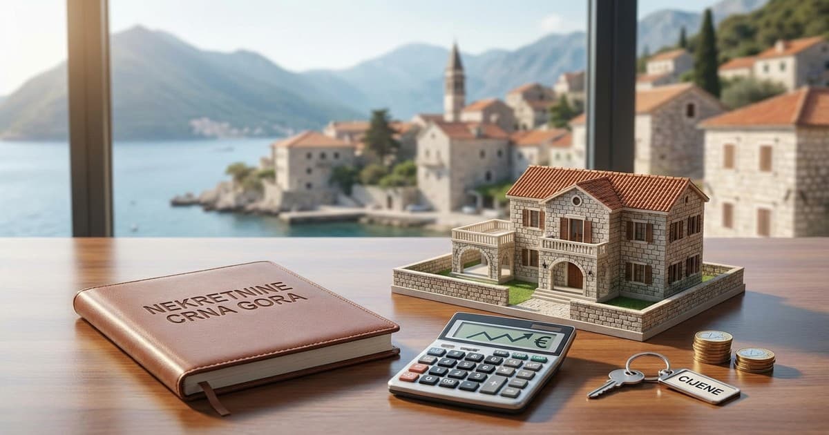 Cijene nekretnina u Crnoj Gori: Tržišni izvještaj za 2025.
