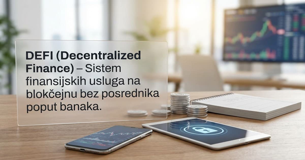 Vodič kroz osnove: Šta je DeFi