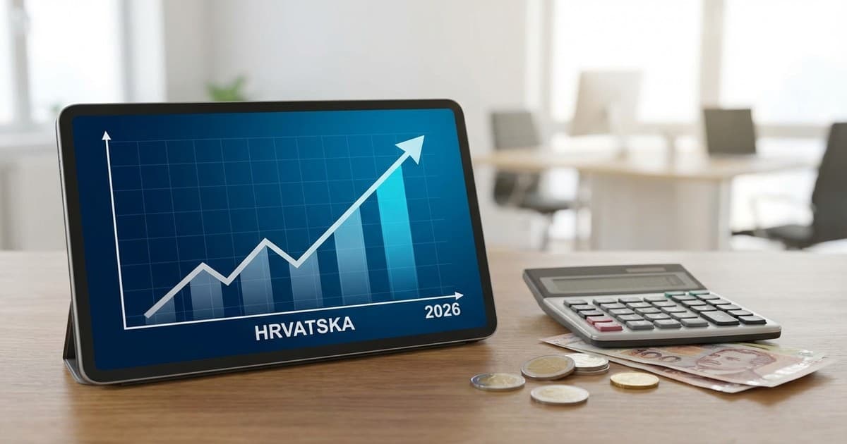 Analiza tržišta: Prosječna plata u Hrvatskoj 2026.