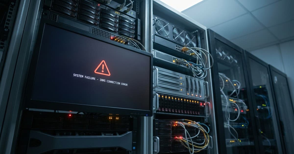 Kritična greška: IRMS sistem prijavljuje prekid rada