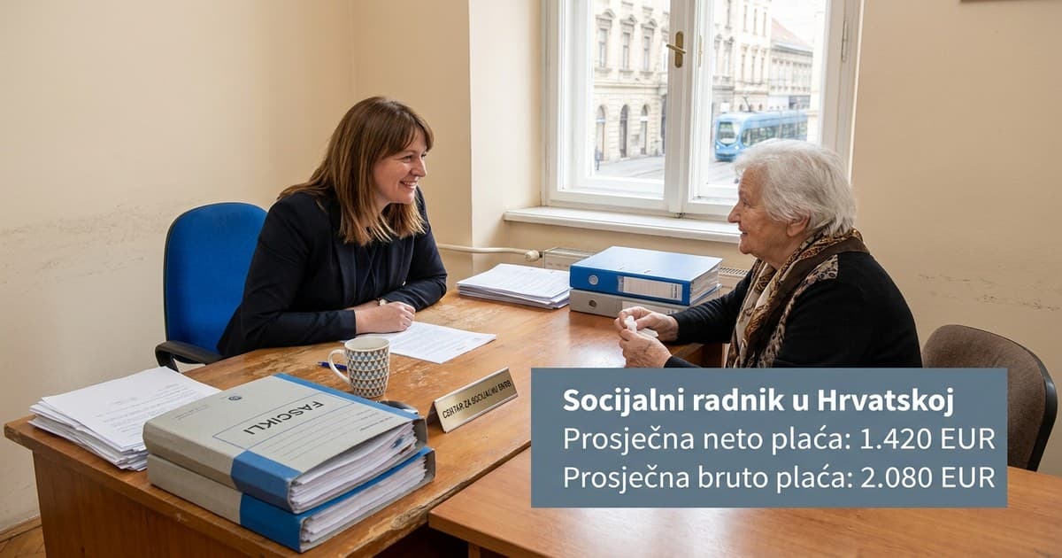 Plaća socijalnog radnika u Hrvatskoj: Realne brojke za 2024.