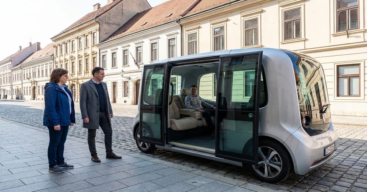 Autonomna budućnost: Robotaksiji u Zagrebu