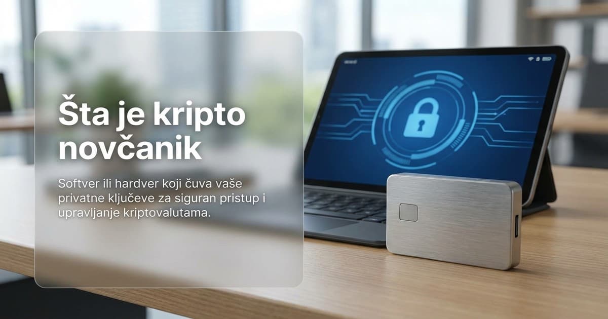 Šta je kripto novcanik i zašto je on ključ vaše imovine