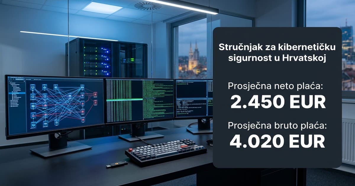 Kibernetička sigurnost plaća: Analiza primanja u Hrvatskoj
