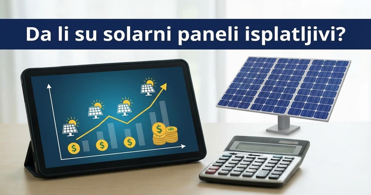 Da li su solarni paneli isplatljivi u Crnoj Gori?