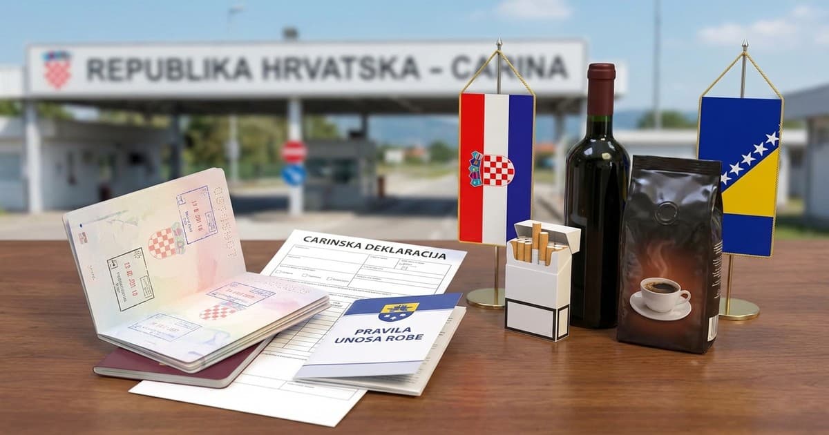 Vodič kroz carinska pravila za unos robe u Hrvatsku iz BiH