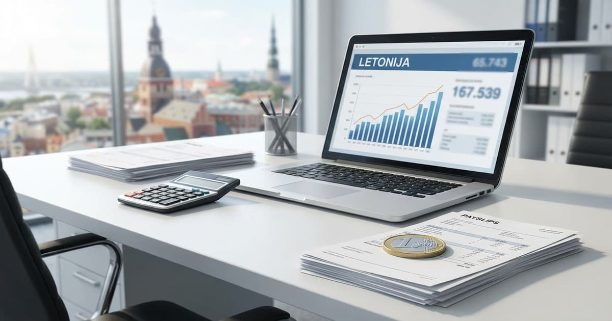 Analiza tržišta: prosječna plata u Letoniji
