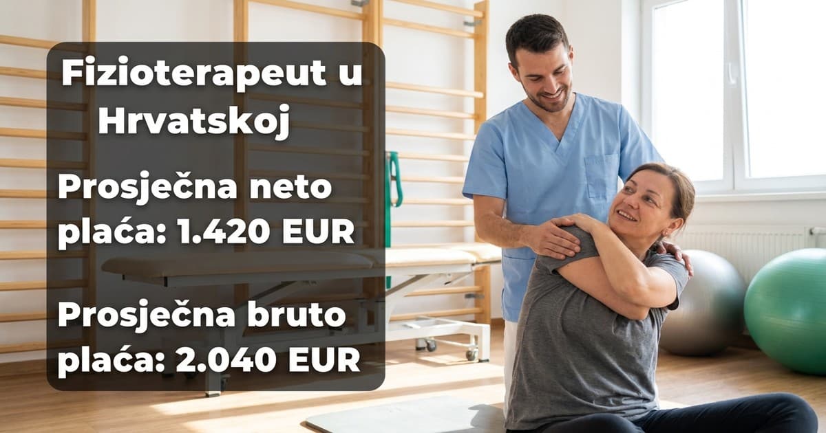 Plaća fizioterapeuta u Hrvatskoj: utjecaj novih koeficijenata 2024.