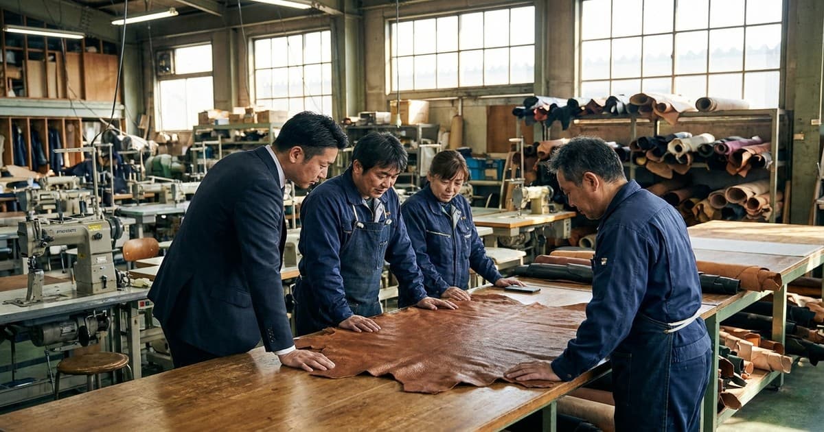 Material inspection at BOXMARK Leather Lukavac