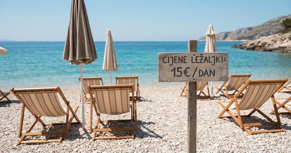 Od 20 do 120 eura: Koliko koštaju ležaljke na hrvatskim plažama?