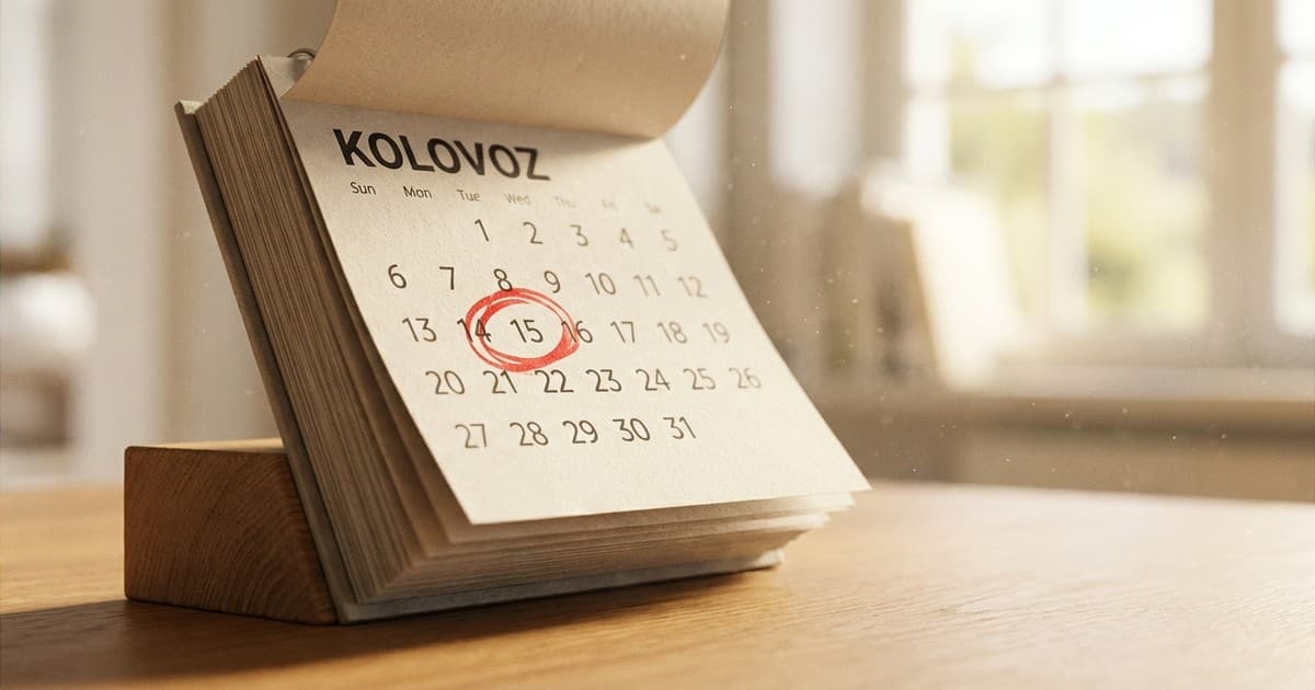 Calendar marking for Velika Gospa 2026