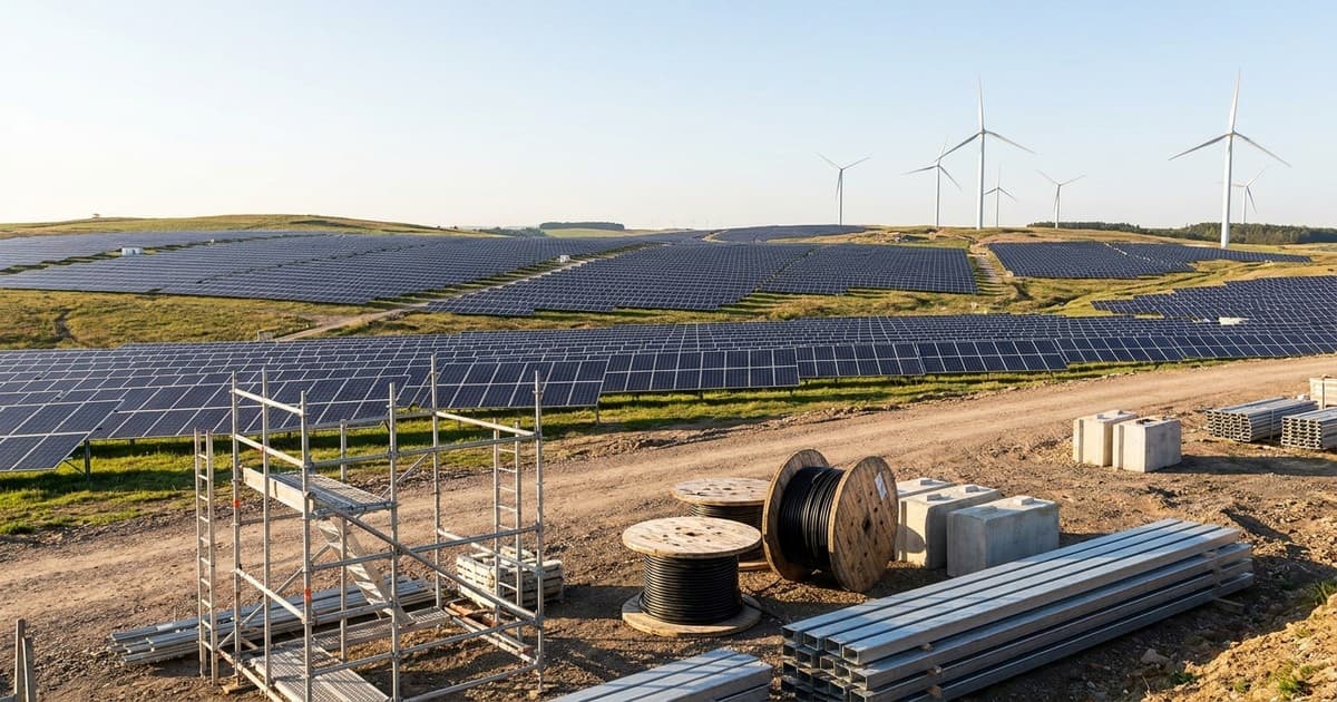 Gradilište postrojenja za obnovljive izvore energije