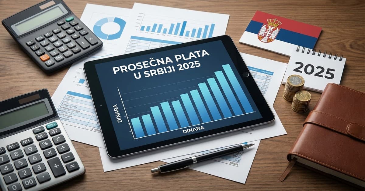 Prosječna plata u Srbiji za 2025 godinu: Dosegnut prag od 1000€