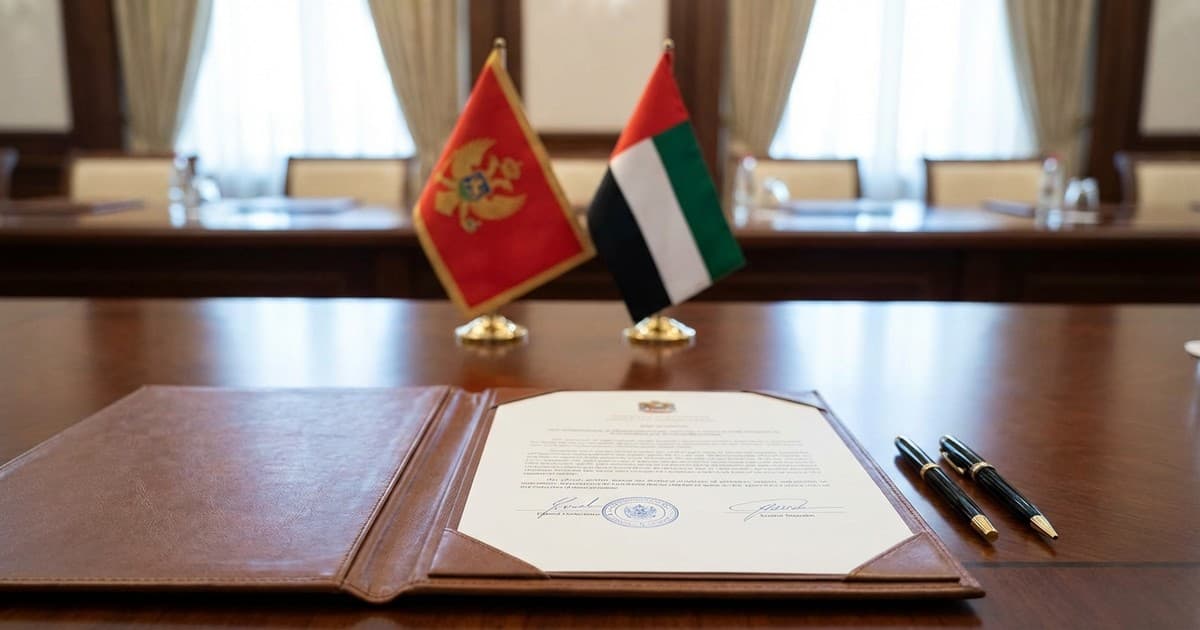 Sporazum kojim se učvršćuje saradnja Crne Gore i Emirata