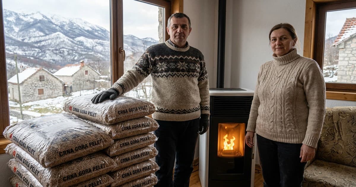 Koliko ove zime košta grijanje na pelet u Crnoj Gori