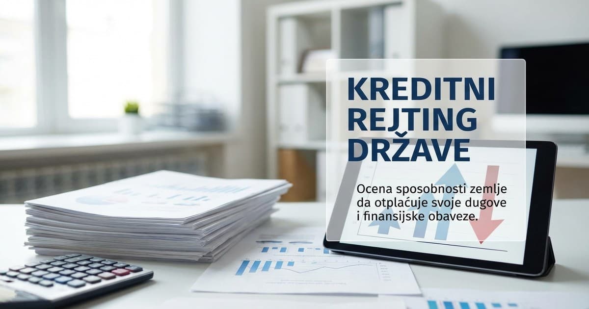 Šta je kreditni rejting države: Definicija i značaj