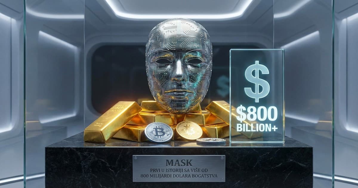 Elon Mask bogatstvo dostiže rekordnih 800 milijardi dolara