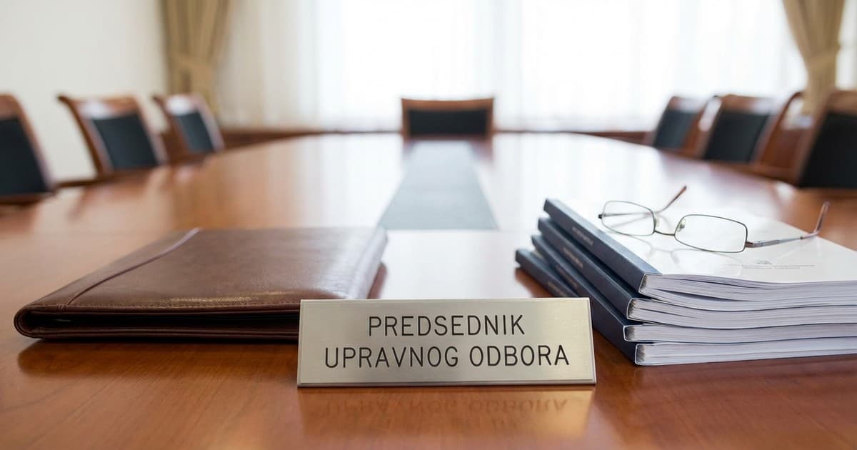 Radno mjesto koje zauzima predsjednik upravnog odbora