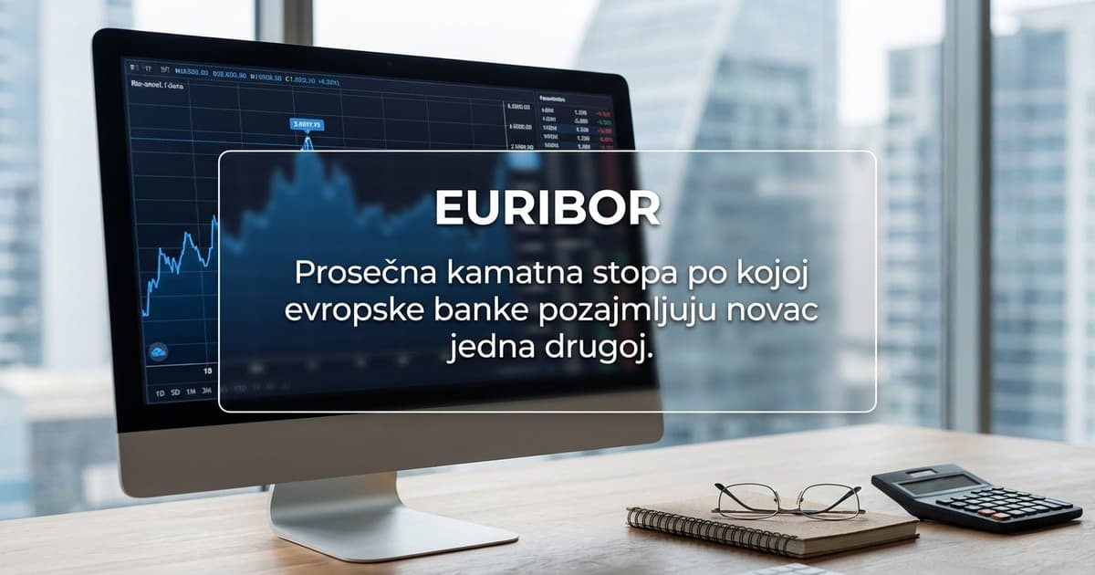 Vodič kroz bankarske termine: Šta je EURIBOR?