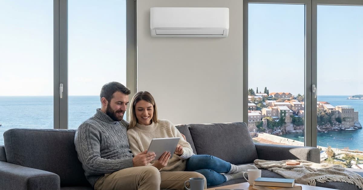 Efikasna inverter klima u Crnoj Gori za grijanje doma