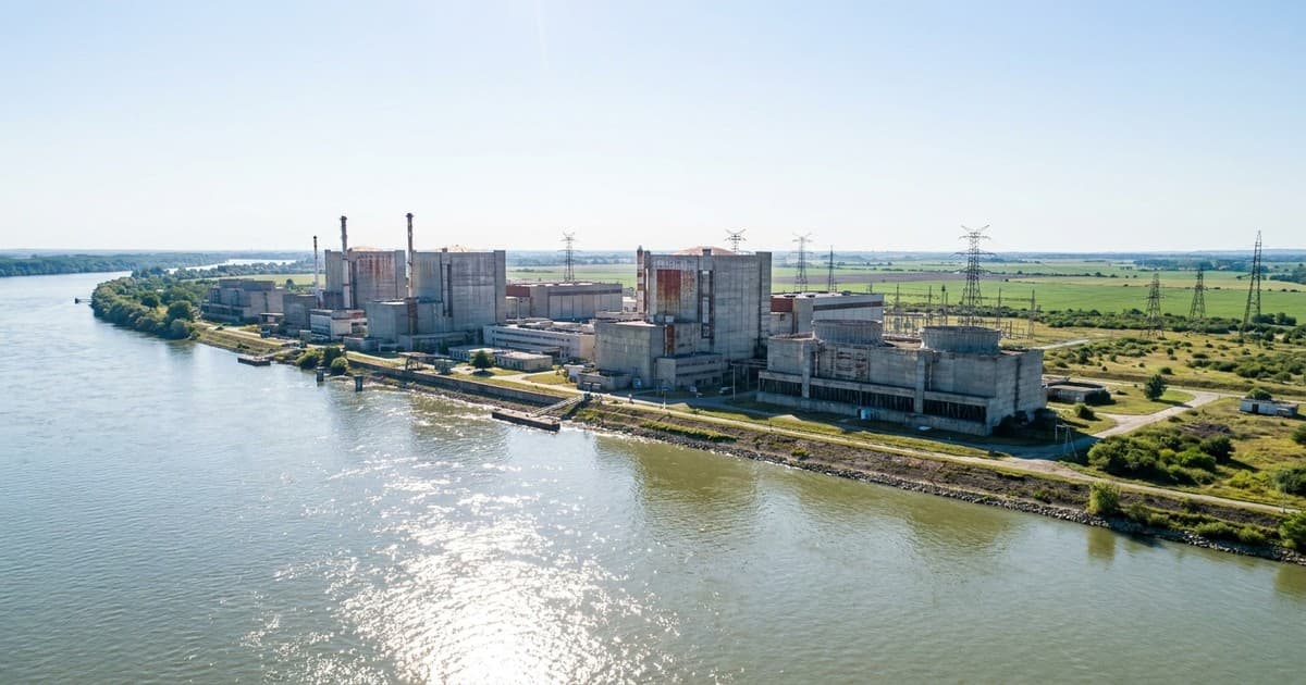 Nuklearna elektrana Paks na obali Dunava