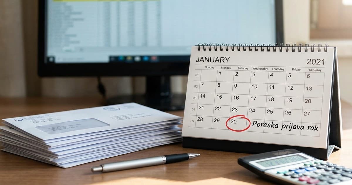 Poreska uprava produžila rok za prijave do 30. januara