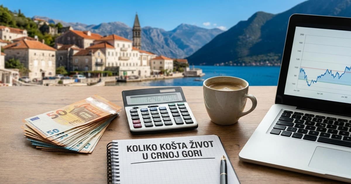 Koliko košta život u Crnoj Gori: Detaljan vodič za 2025.