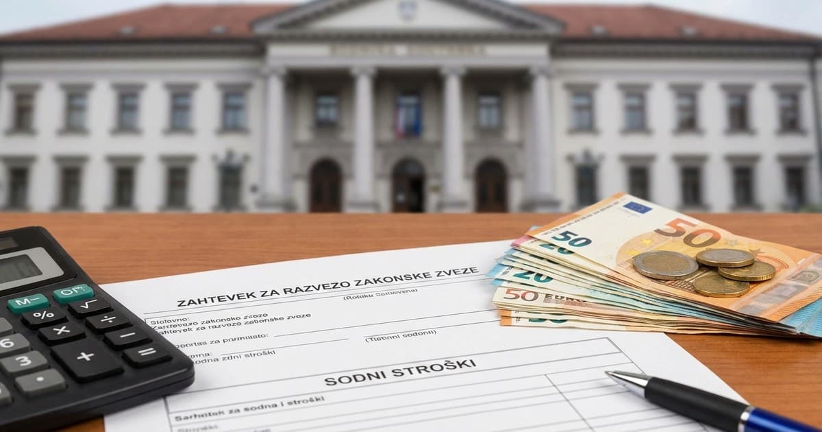 Troškovi razvoda u Sloveniji zavise od dogovora supružnika