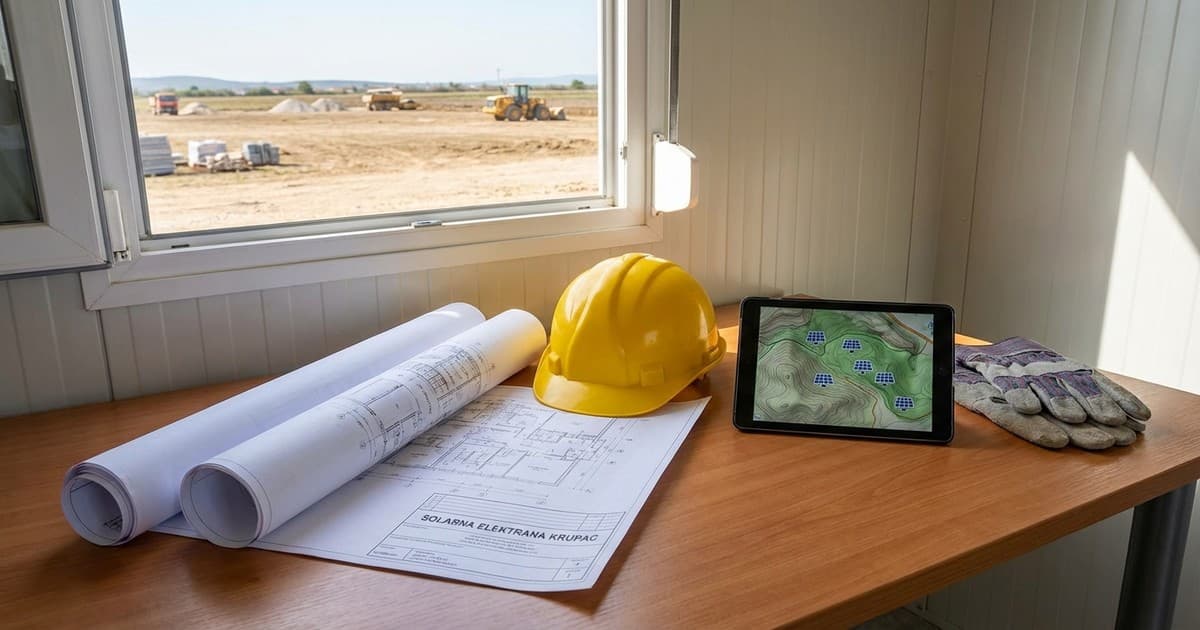 Project documentation for solarna elektrana Krupac
