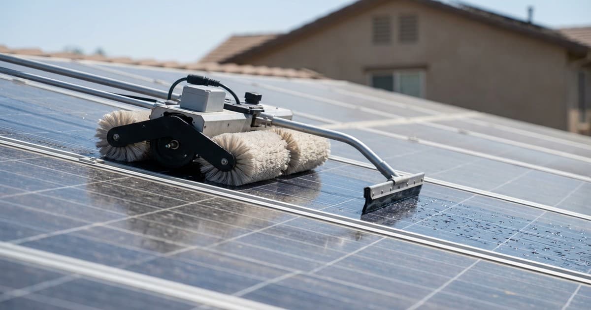 Čišćenje solarnih panela povećava prinos energije za 25%
