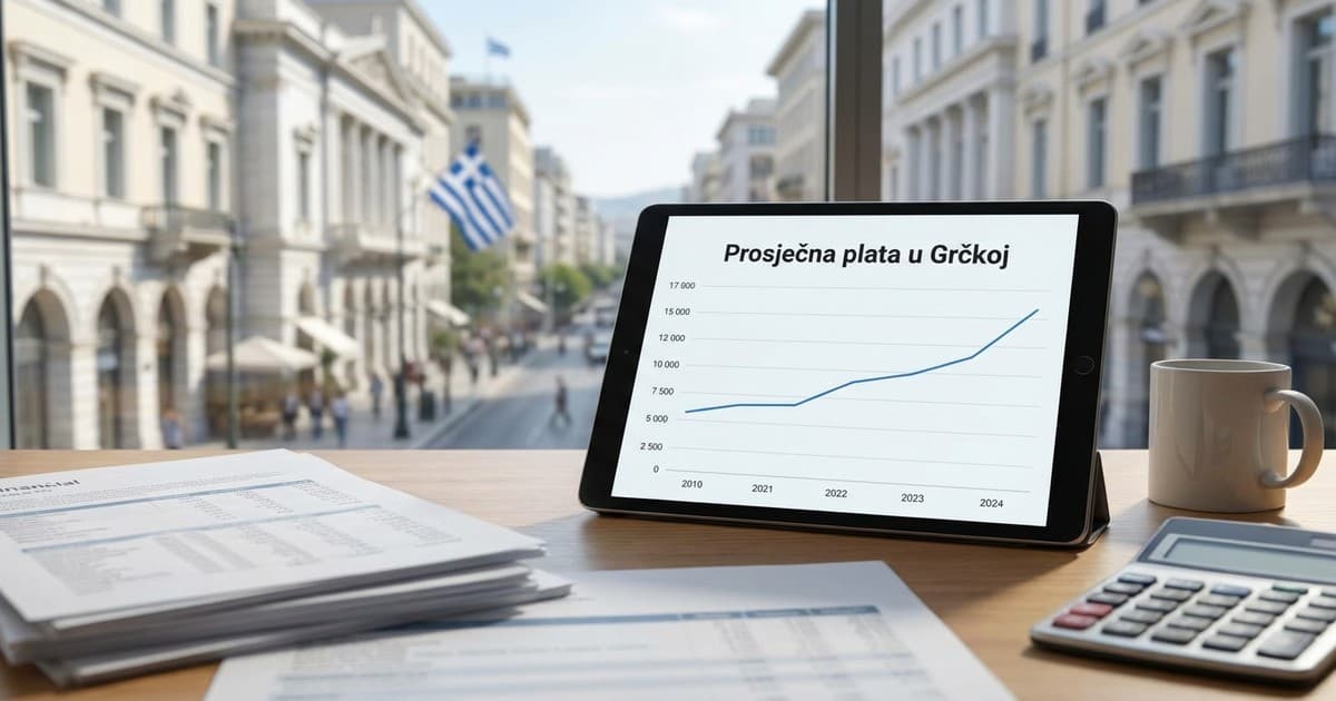 Grčka podiže standard: Prosječna neto plata iznosi 1.250 eura