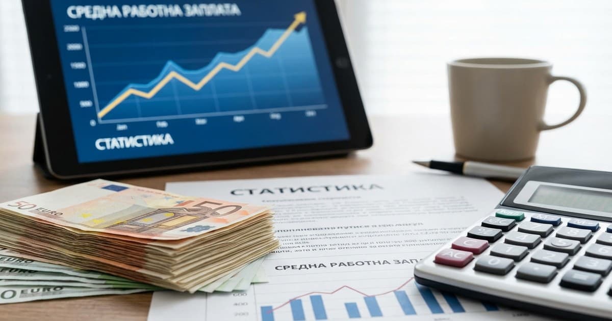 Statistički podaci i prosječna plata u Bugarskoj