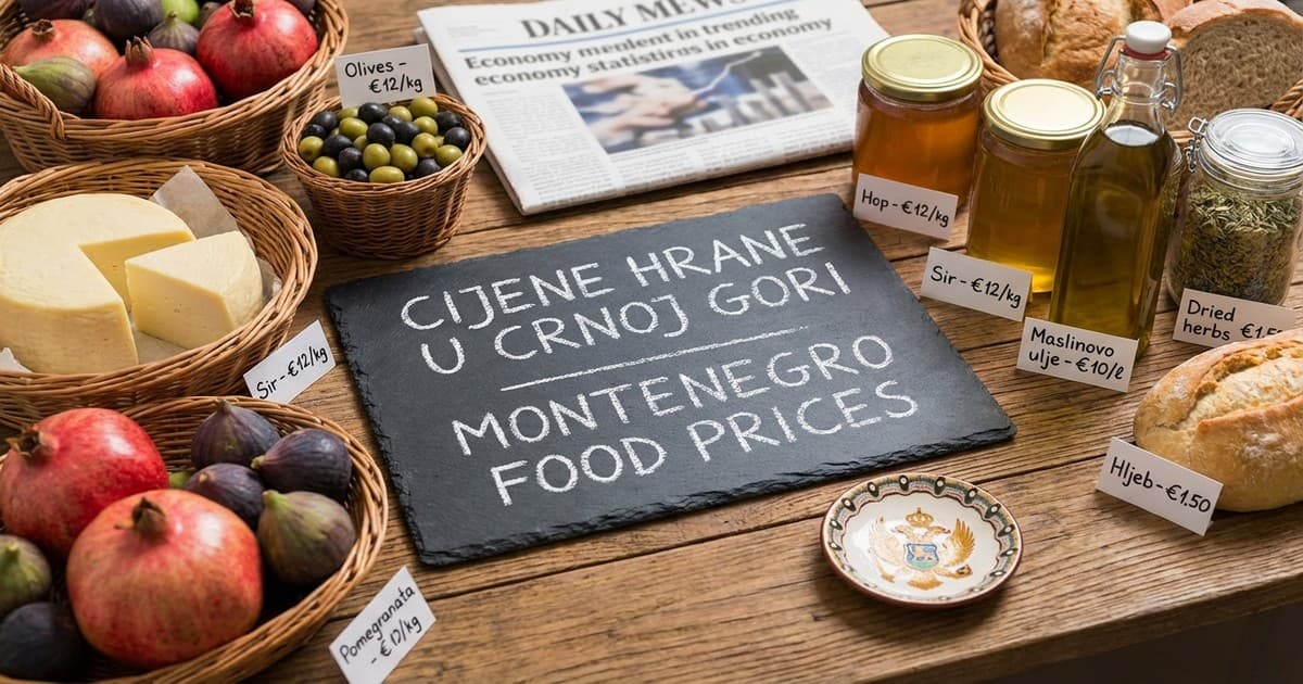 Cijene hrane u Crnoj Gori: Koliko trošimo krajem 2025. godine?
