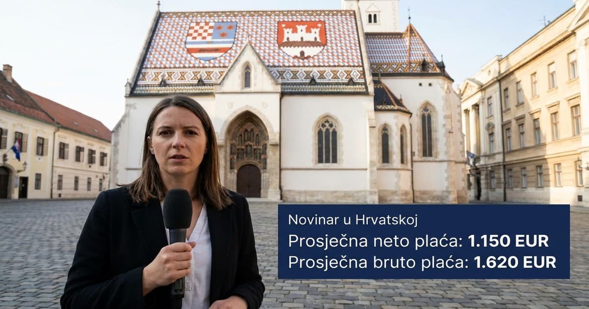 Izvještaj: Prosječna placa novinara u Hrvatskoj