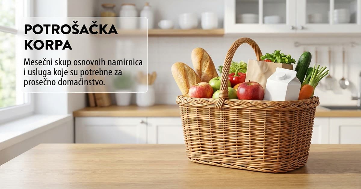 Šta je potrošačka korpa i kako se izračunava u Crnoj Gori