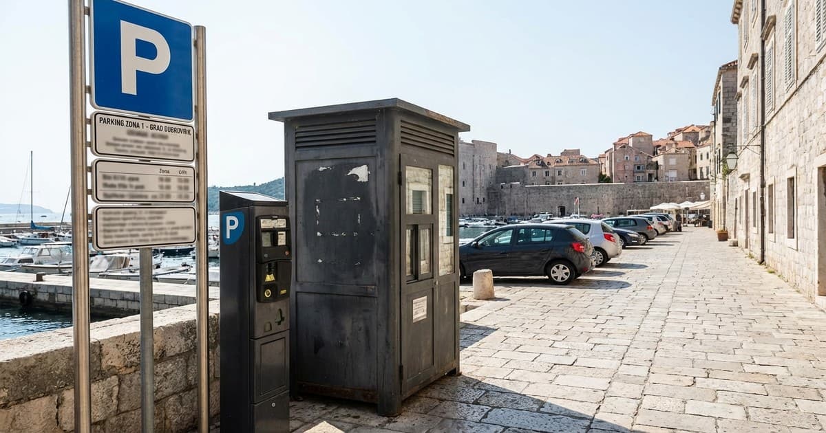 Cijene parkinga u Hrvatskoj: Dubrovnik drži rekord od 10 eura