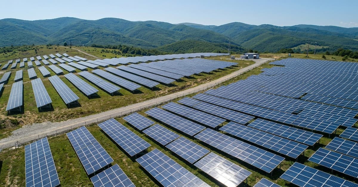 Solarna elektrana Matarova na planinskim padinama