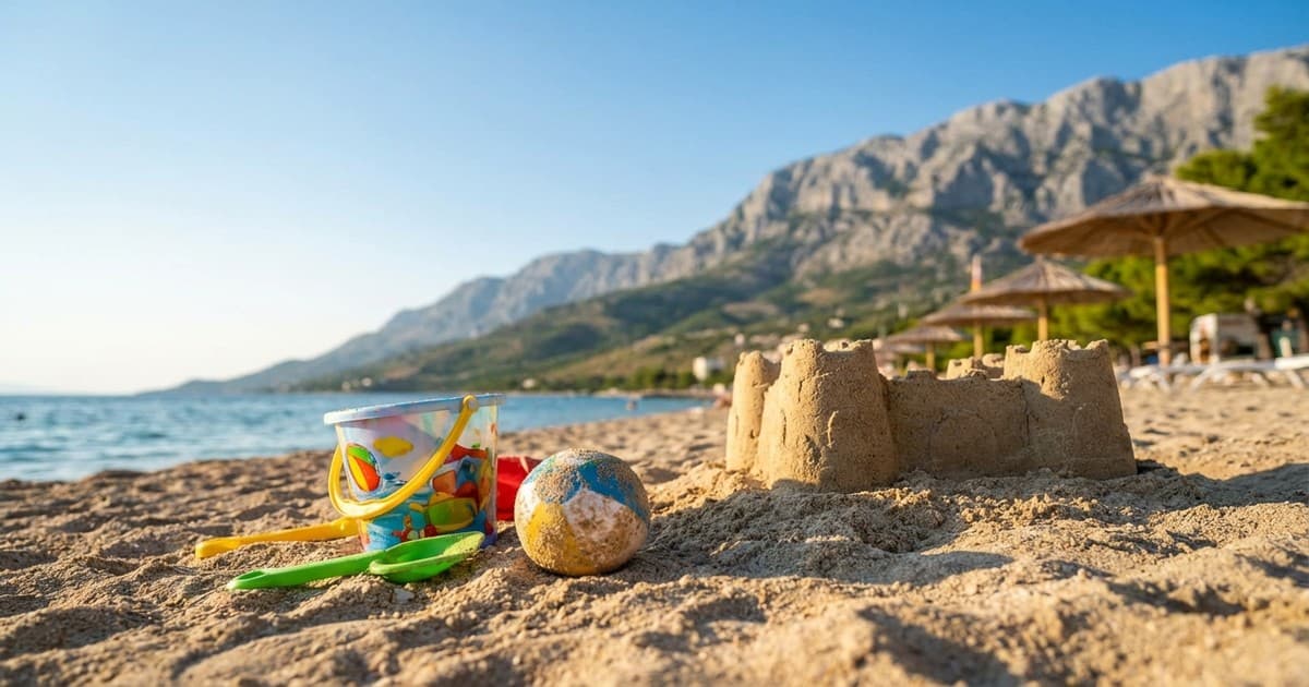 Makarska rivijera i najbolje plaže u Hrvatskoj za decu